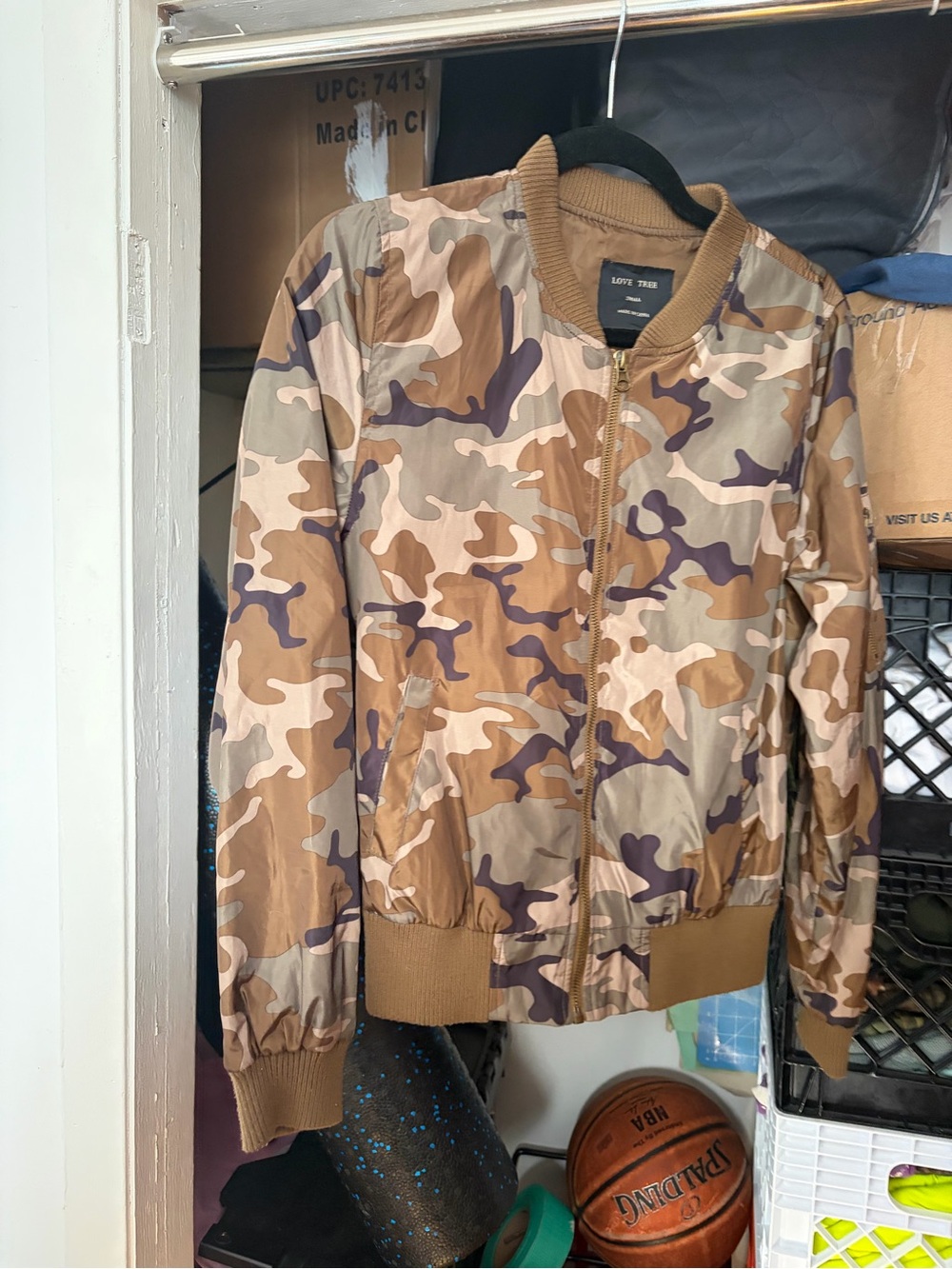 Camo Bomber Jacket